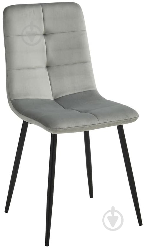 Стул Fly FS14 светло-серый / черный - фото 1