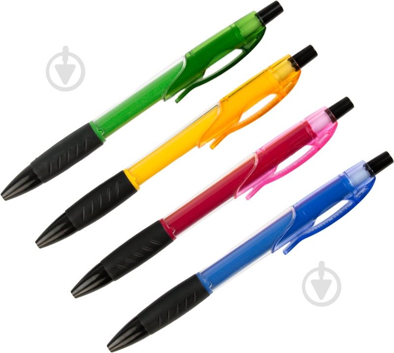 Набір ручок кулькових Nota Bene 4 шт. сині - фото 1