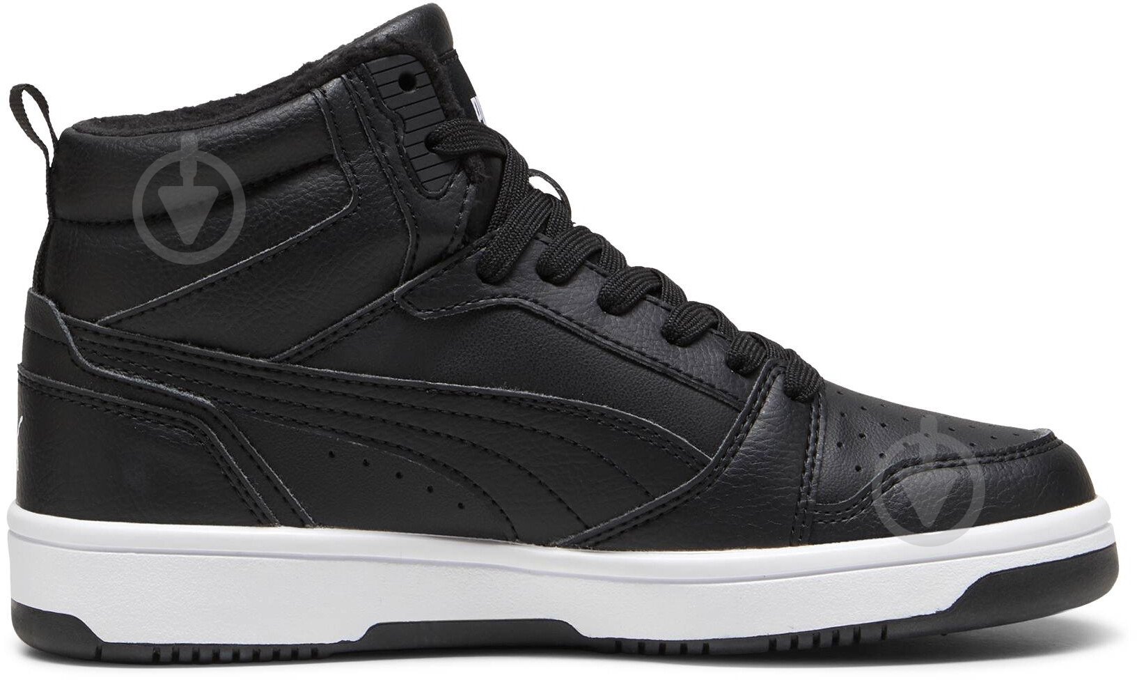 Черевики Puma Rebound V6 Mid WTR Jr 39468501 р.39 чорний - фото 2 Черевики Puma Rebound V6 Mid WTR Jr 39468501 р.39 чорний - фото 2