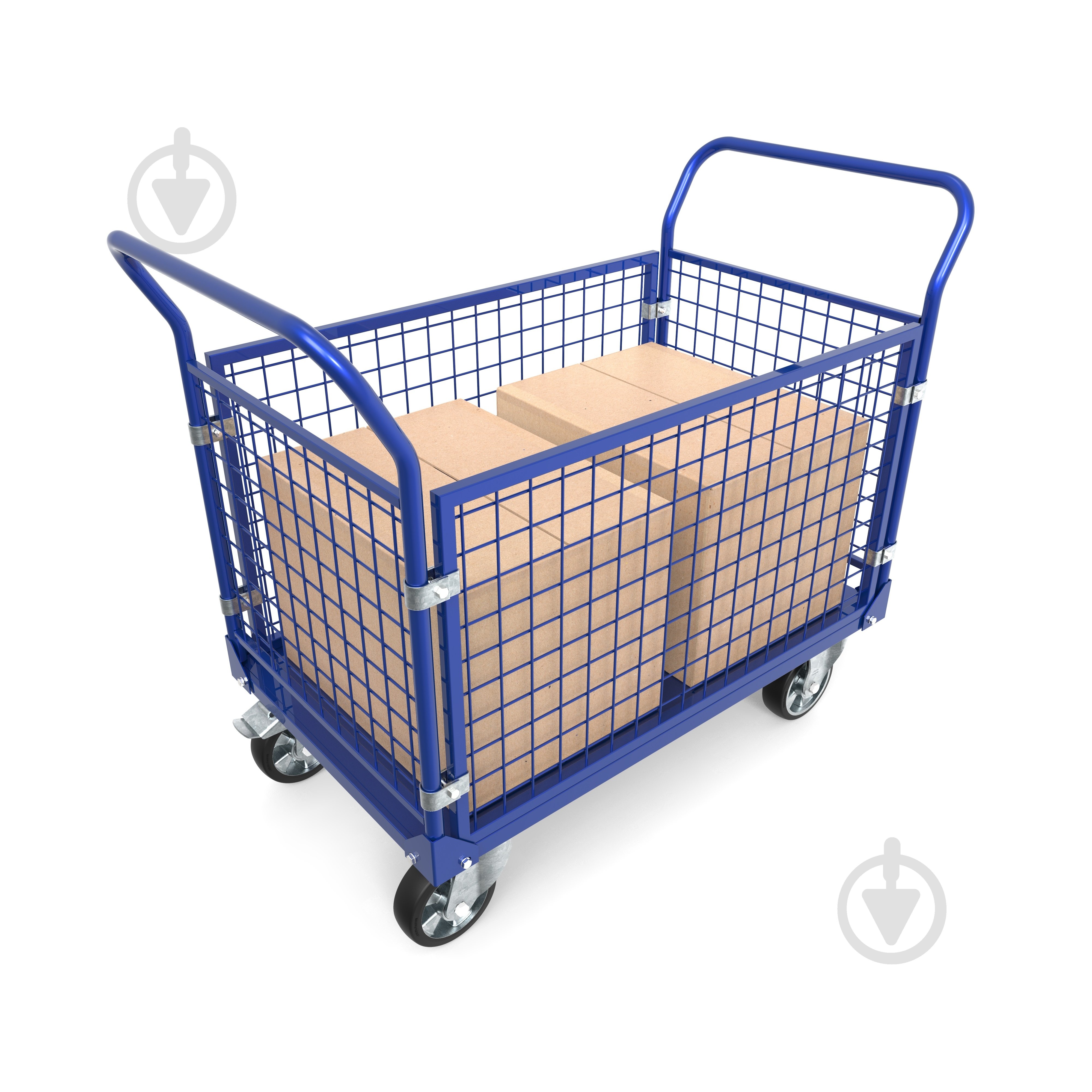 Тележка платформенная 1000x500-d125 мм STOREHOUSE SHVV-1-4 - фото 2