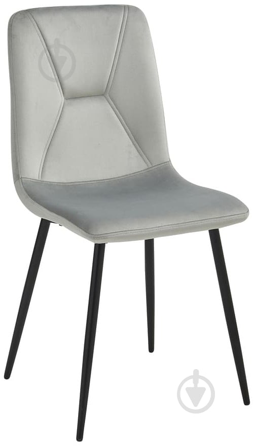 Стул Fly FS16 светло-серый / черный - фото 1