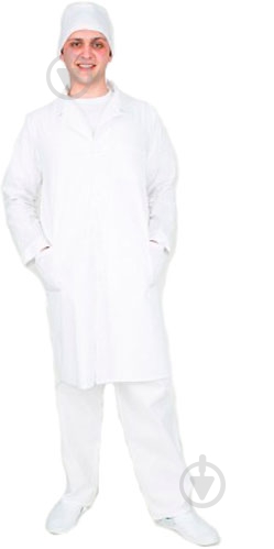 Халат медичний 3СМаркет чоловічий р. M 0300 білий - фото 1 Халат медичний 3СМаркет чоловічий р. M 0300 білий - фото 1