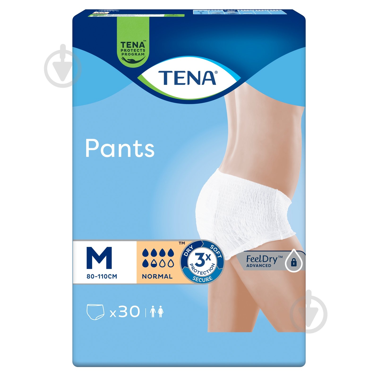 Подгузники-трусы Tena Pants Normal M 30 шт. - фото 2