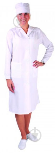 Халат медичний 3СМаркет жіночий р. L 0301 білий - фото 1