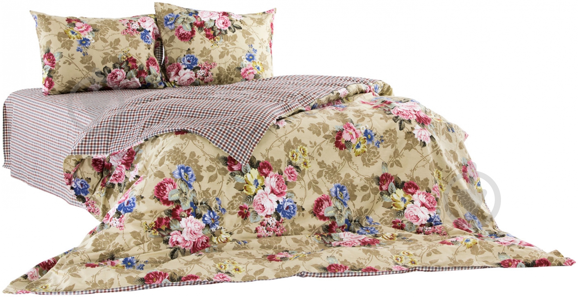 Комплект постільної білизни Ibodo Fragrant Flower 2,0 різнокольоровий Ibodo - фото 1