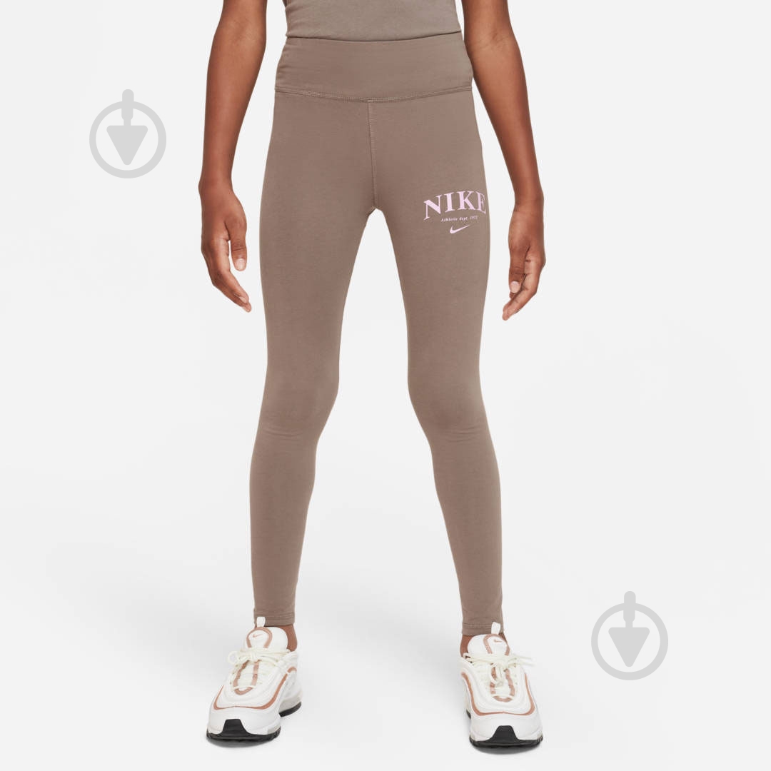 Лосины Nike DZ4617-040 р.M бежевый - фото 1