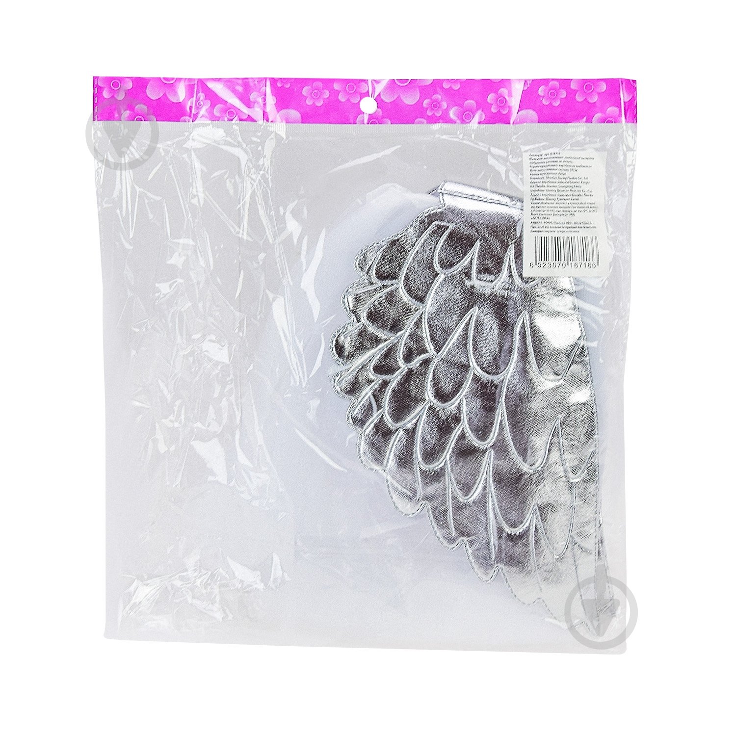 Набор карнавальный Shantou Крылья + юбка р.98 серебряный E16716 - фото 2