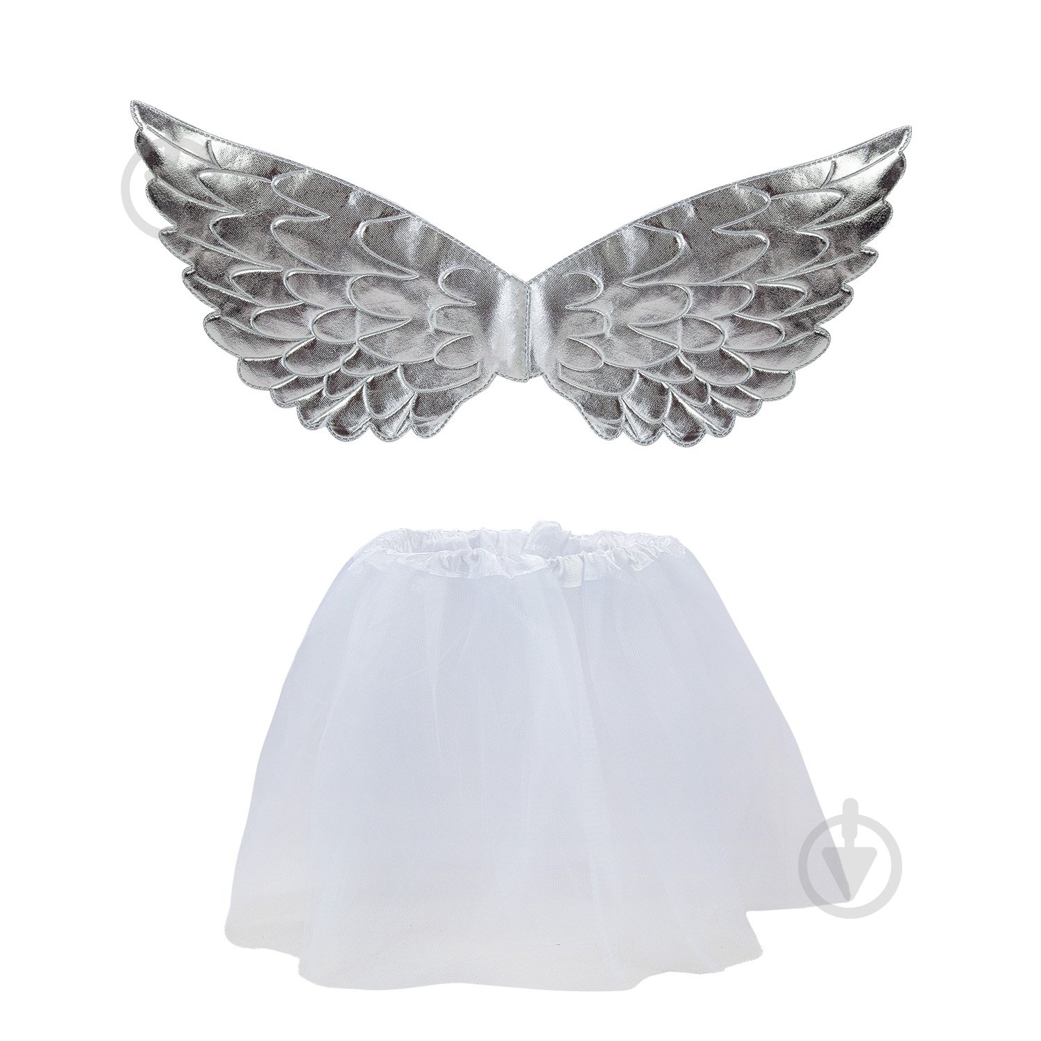 Набор карнавальный Shantou Крылья + юбка р.98 серебряный E16716 - фото 3
