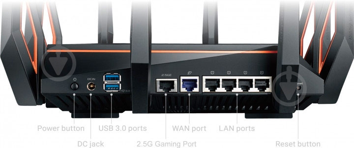 ᐉ Wi-Fi-роутер Asus ROG Rapture GT-AX11000 • Краща ціна в Києві