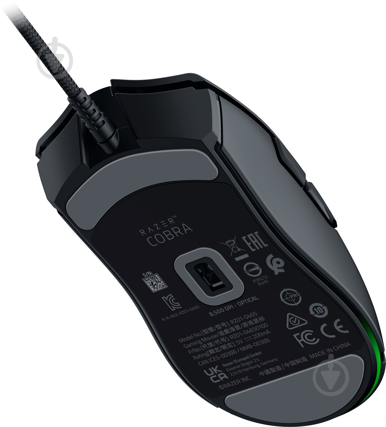 Мышка Razer Cobra (RZ01-04650100-R3M1) - фото 4 Мышка Razer Cobra (RZ01-04650100-R3M1) - фото 4