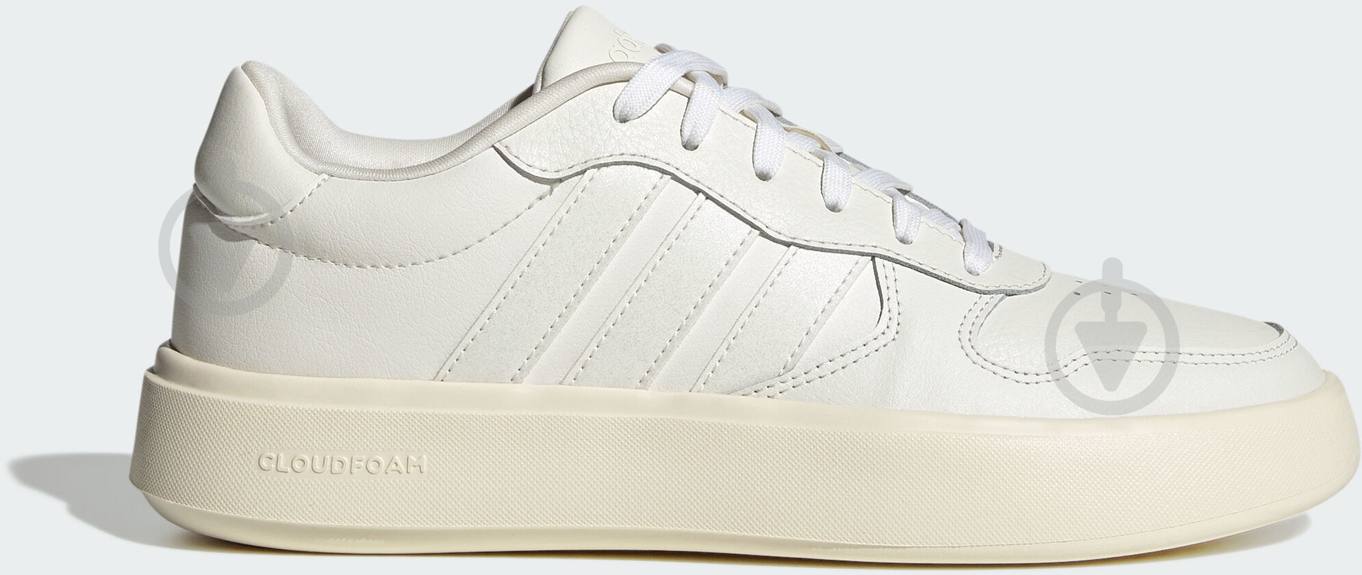 Кроссовки женские демисезонные Adidas LITECOURT JI2345 р.38 2/3 молочные - фото 1