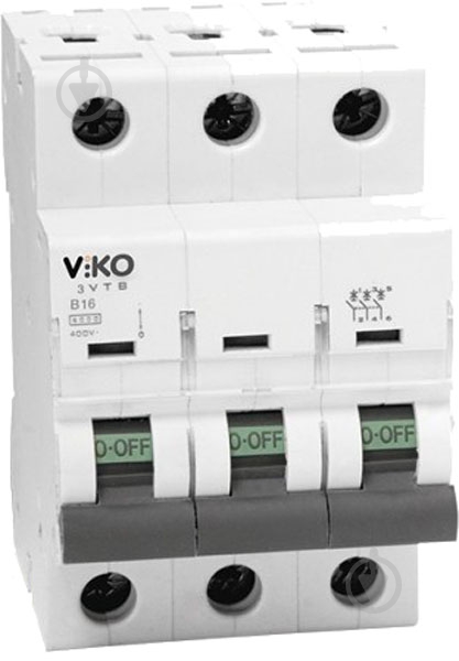 Автоматичний вимикач 3С 40А 4,5кА 4VTB-3C40 - фото 1