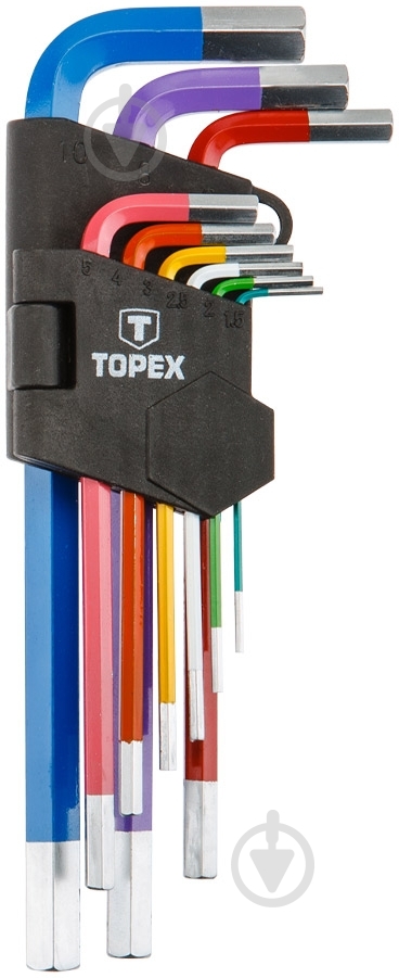 Набор ключей шестигранных Topex 35D966 - фото 1