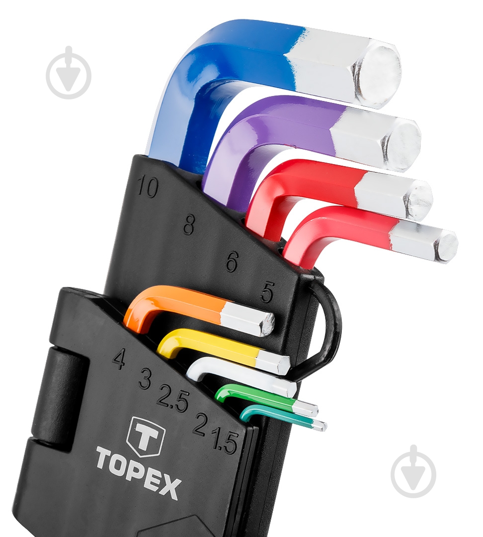 Набор ключей шестигранных Topex 35D966 - фото 3