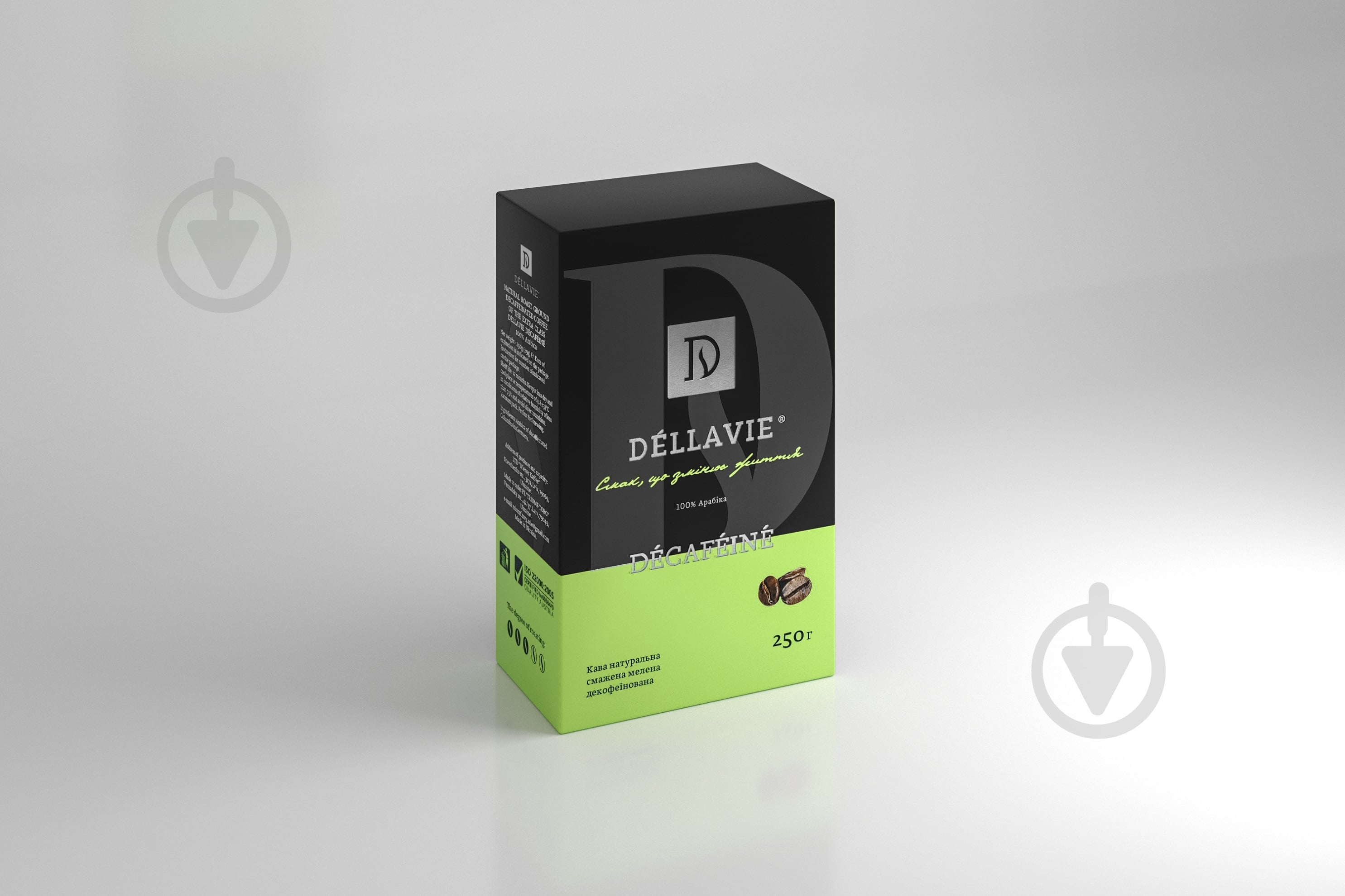 Кофе молотый DELLAVIE Decafeine 250 г - фото 2