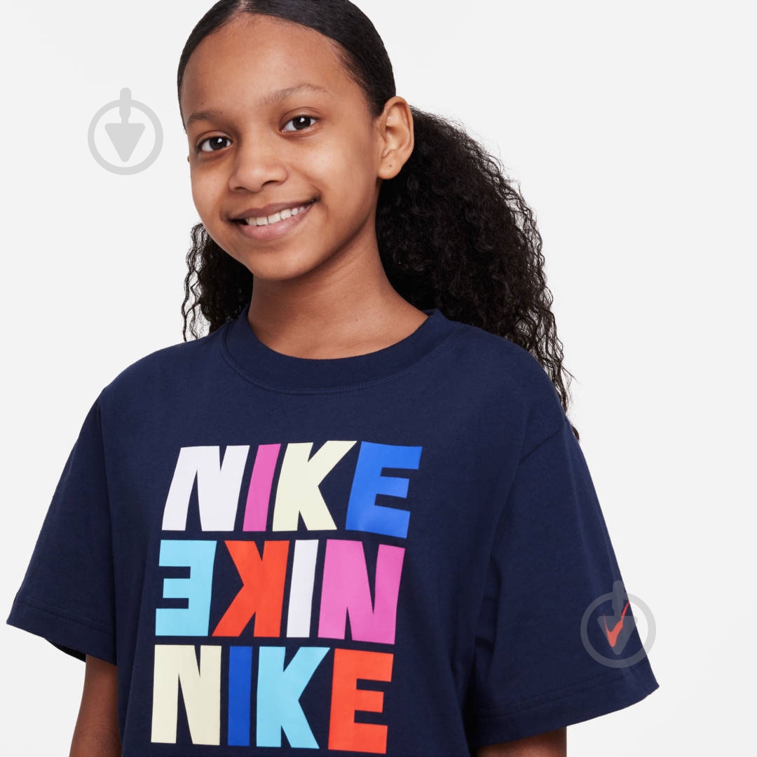 Футболка Nike DZ3579-451 р.XS синий - фото 3