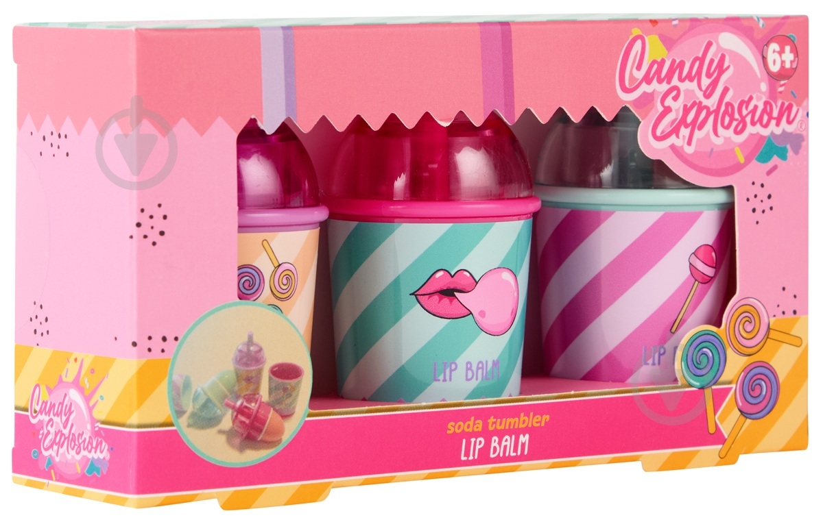 Набор CREATE IT! Бальзамы для губ в стаканчиках - фото 1 Набор CREATE IT! Бальзамы для губ в стаканчиках - фото 1