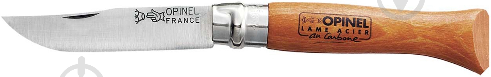 Нож складной Opinel №9 VRN (Carbone) 113090 - фото 1