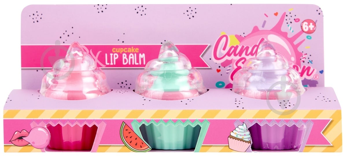 Набор CREATE IT! Бальзамы для губ Капкейки - фото 2 Набор CREATE IT! Бальзамы для губ Капкейки - фото 2