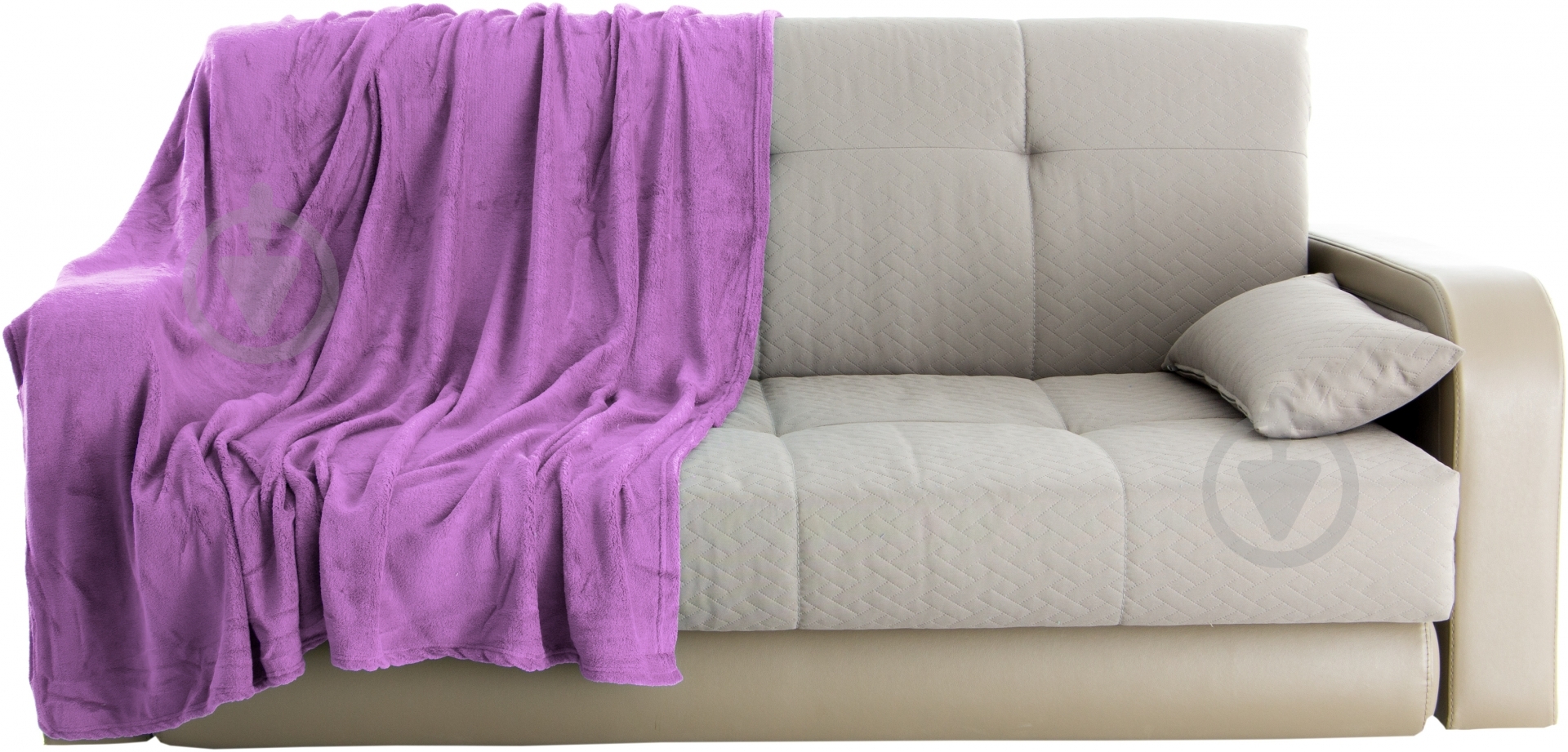 Плед 160x200 см лавандовый Underprice - фото 1