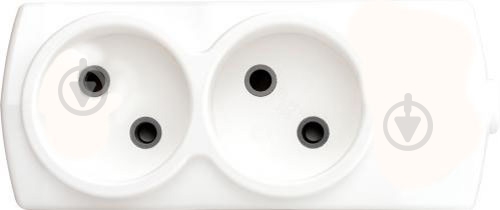 Колодка Gunsan без заземления 2 гн. без выключателя белый 01261100-001200 - фото 2 Колодка Gunsan без заземления 2 гн. без выключателя белый 01261100-001200 - фото 2