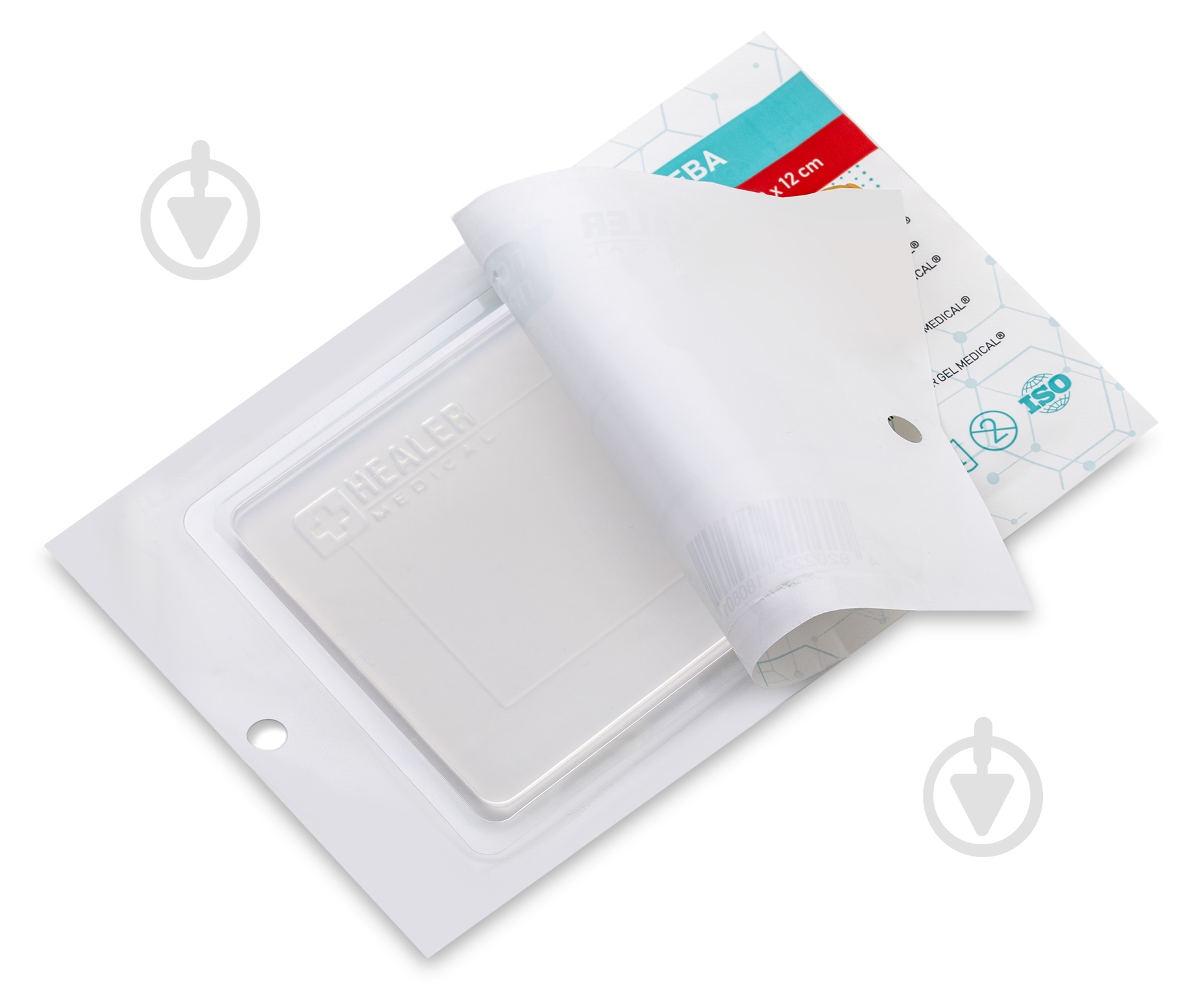 Повязка гидрогелевая HEALER® при ожогах и ранах GEL MEDICAL 9х12 см (108 см2) стерильная - фото 2