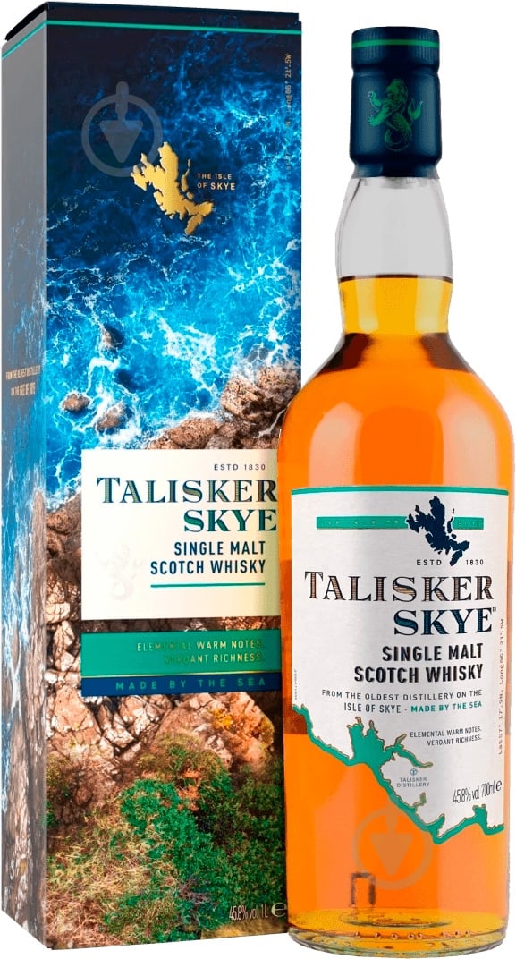 Виски Talisker skye 45,8% в подарочной упаковке 0,7 л - фото 1 Виски Talisker skye 45,8% в подарочной упаковке 0,7 л - фото 1