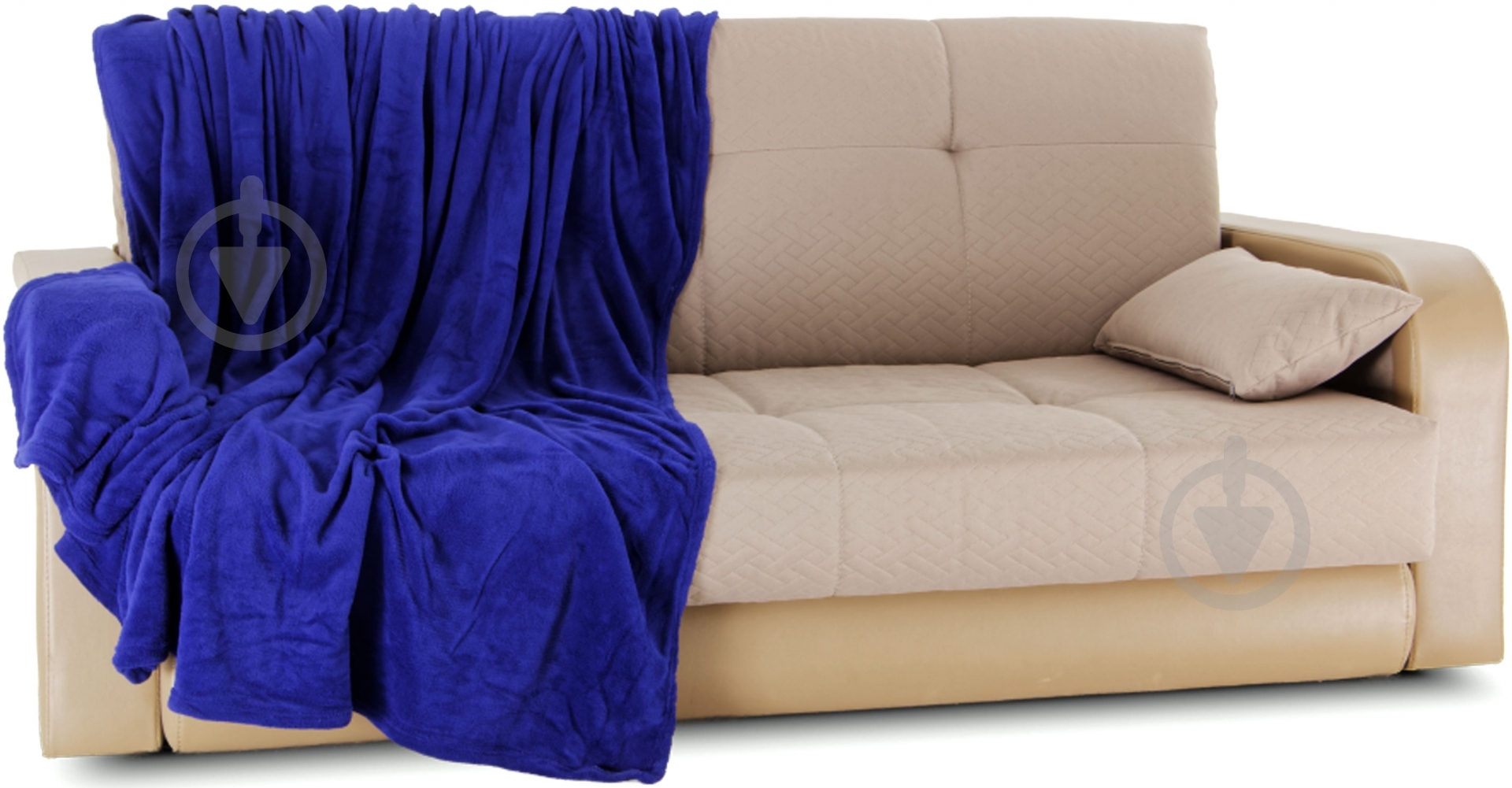 Плед 200x220 см синий Underprice - фото 1 Плед 200x220 см синий Underprice - фото 1