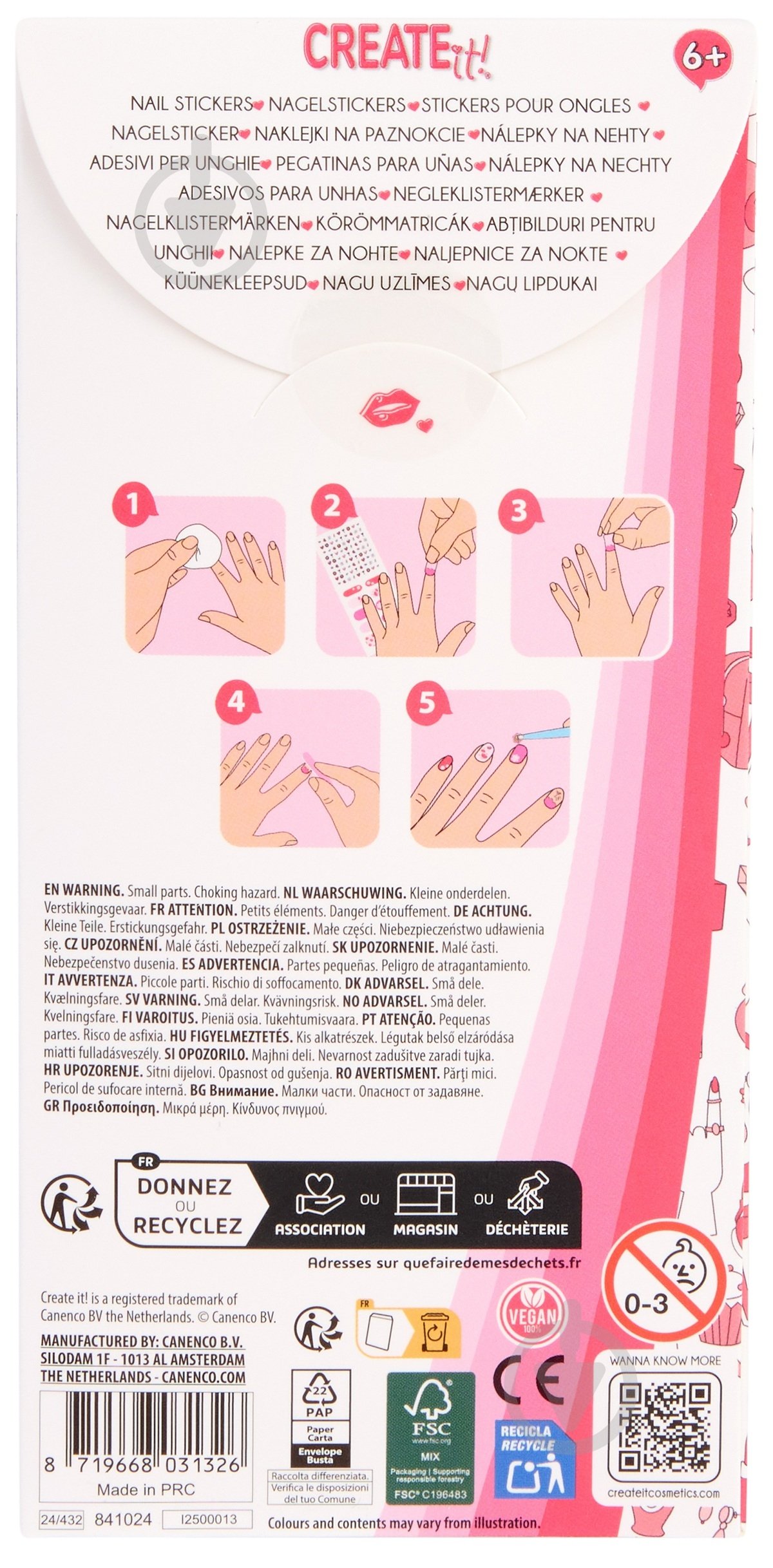 Набор для нейл-арта CREATE IT! 2 в 1 - фото 3 Набор для нейл-арта CREATE IT! 2 в 1 - фото 3