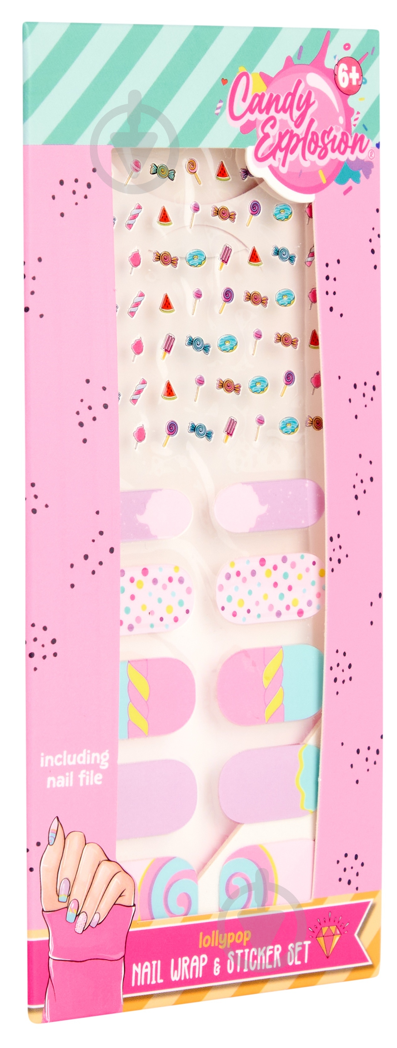 Набор для нейл-арта CREATE IT! 2 в 1 Lollypop - фото 2 Набор для нейл-арта CREATE IT! 2 в 1 Lollypop - фото 2