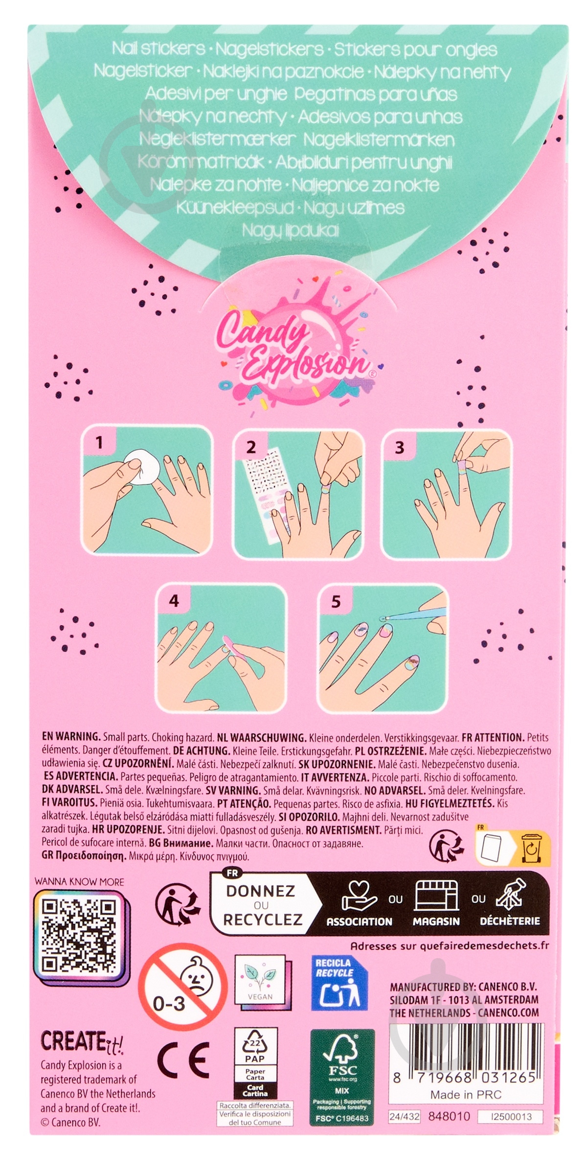 Набор для нейл-арта CREATE IT! 2 в 1 Lollypop - фото 3 Набор для нейл-арта CREATE IT! 2 в 1 Lollypop - фото 3