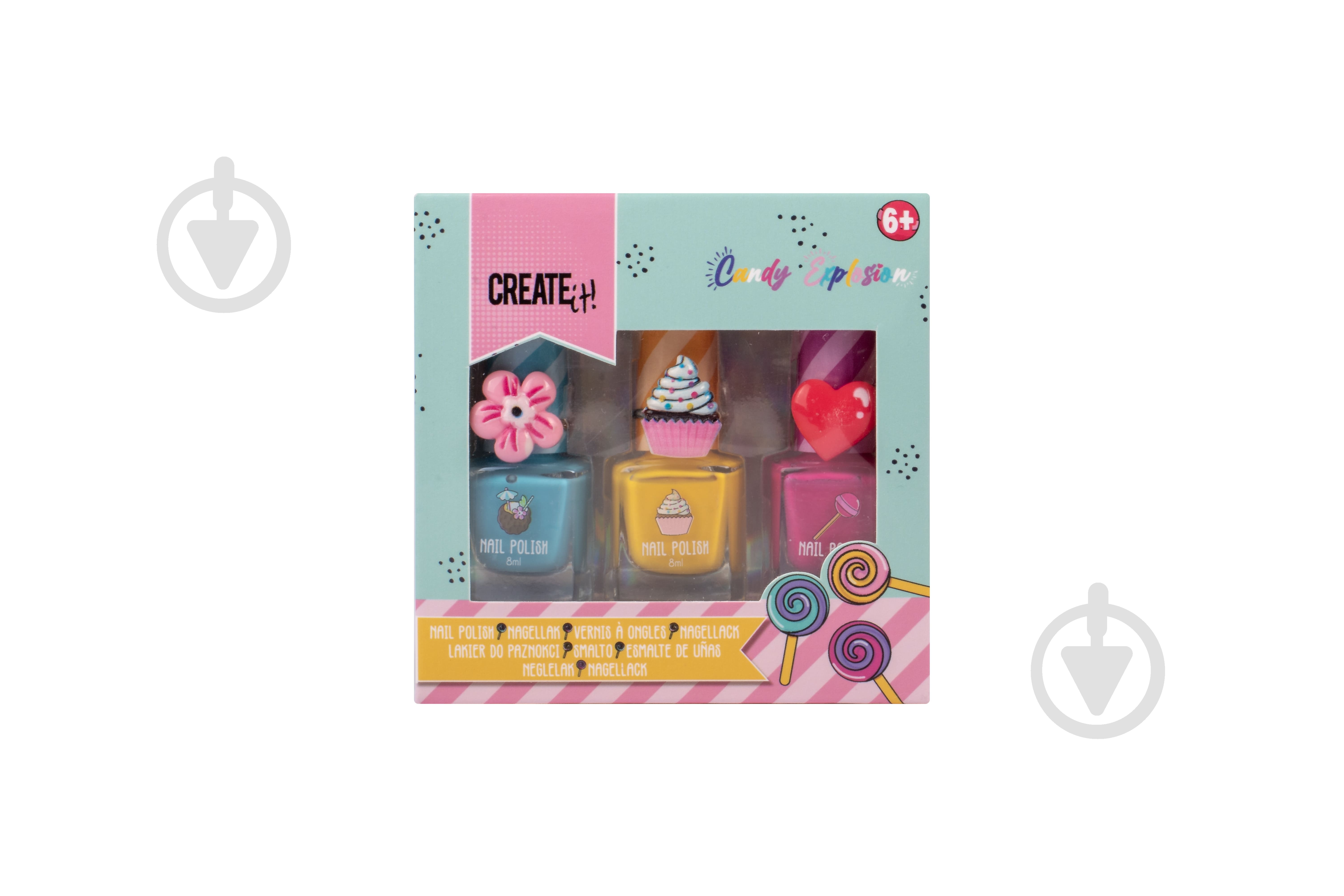 Набор лаков для ногтей CREATE IT! с колечками - фото 3 Набор лаков для ногтей CREATE IT! с колечками - фото 3