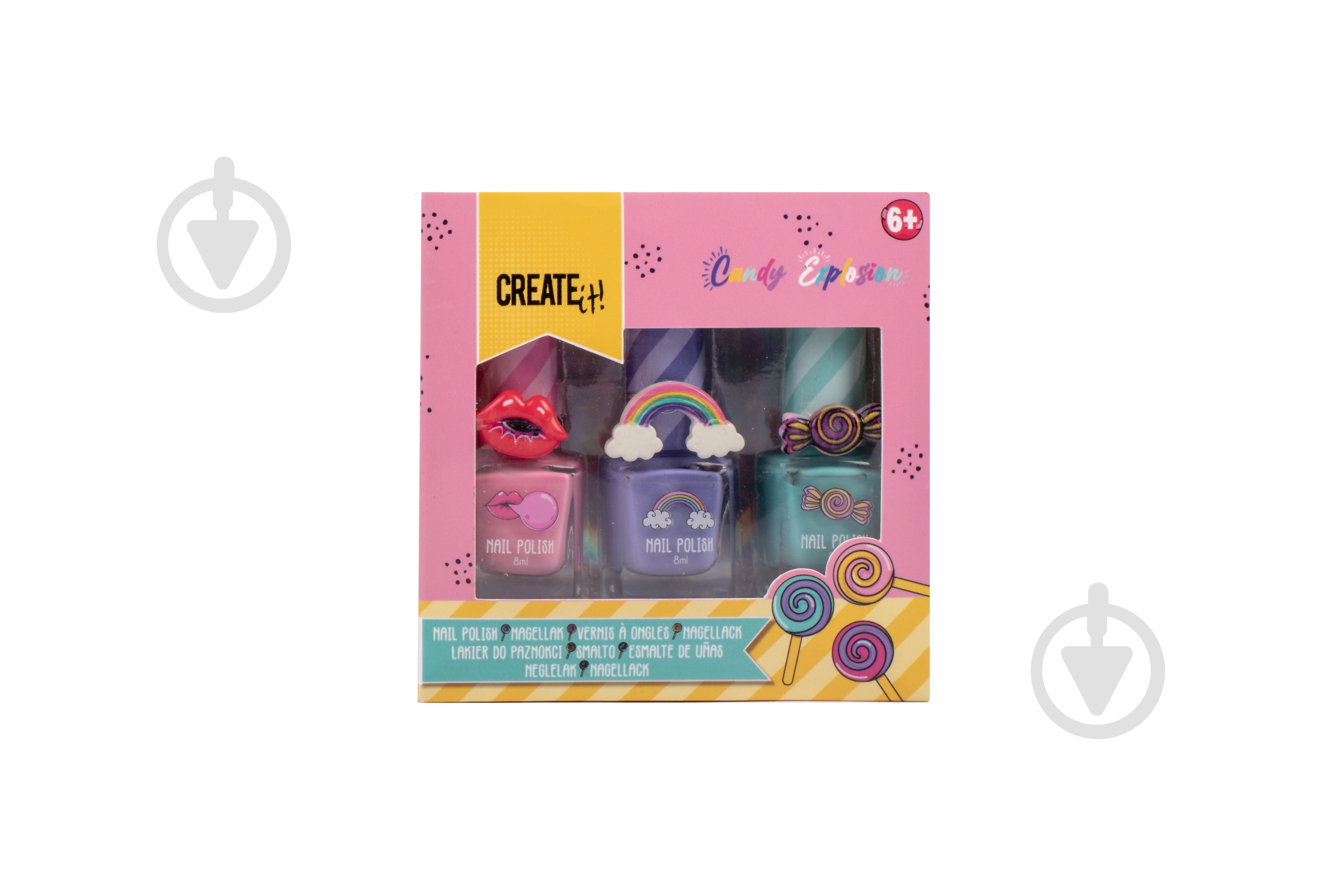 Набор лаков для ногтей CREATE IT! с колечками - фото 4 Набор лаков для ногтей CREATE IT! с колечками - фото 4