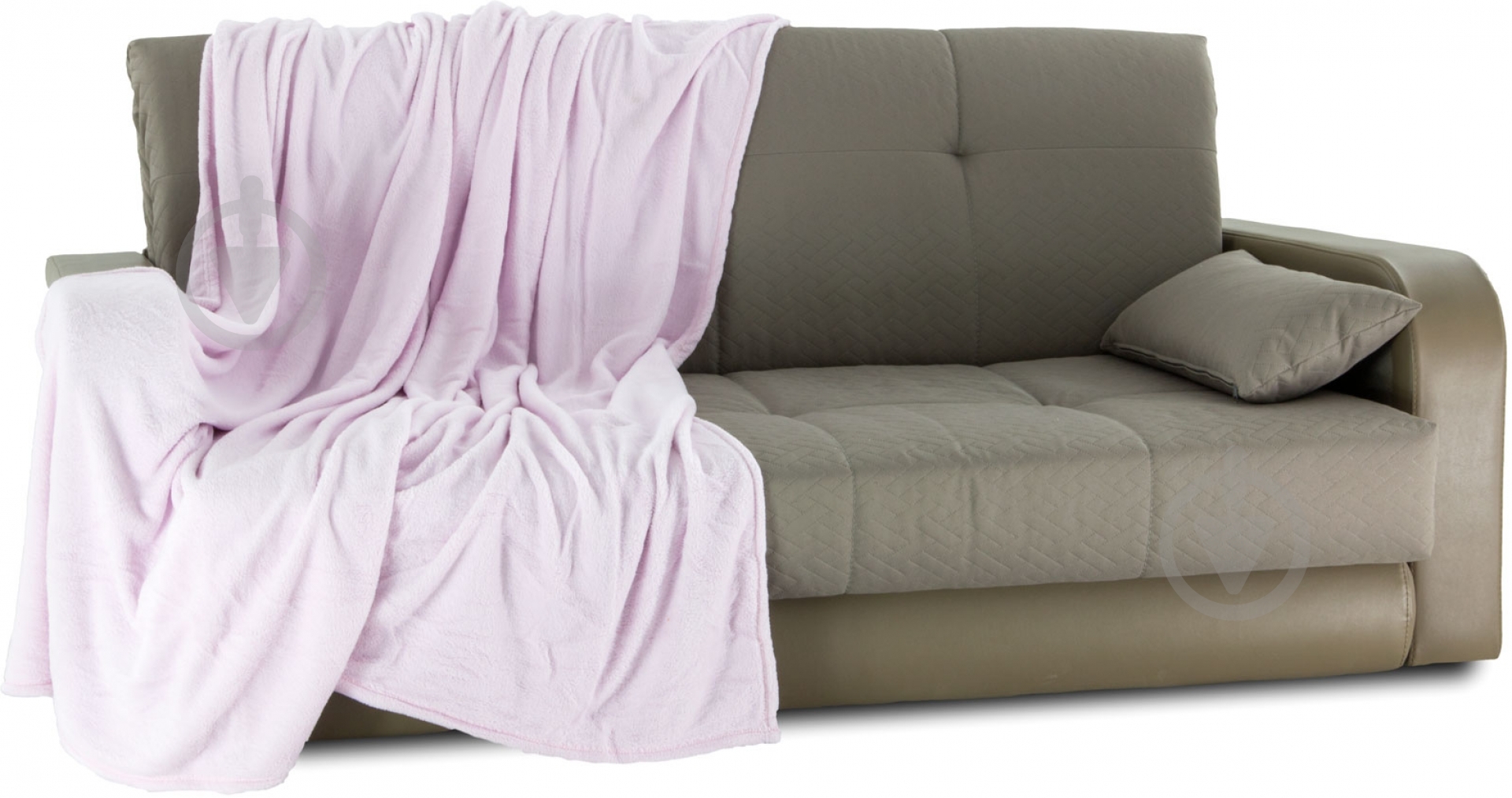 Плед Пудра 200x220 см розовый Underprice - фото 1