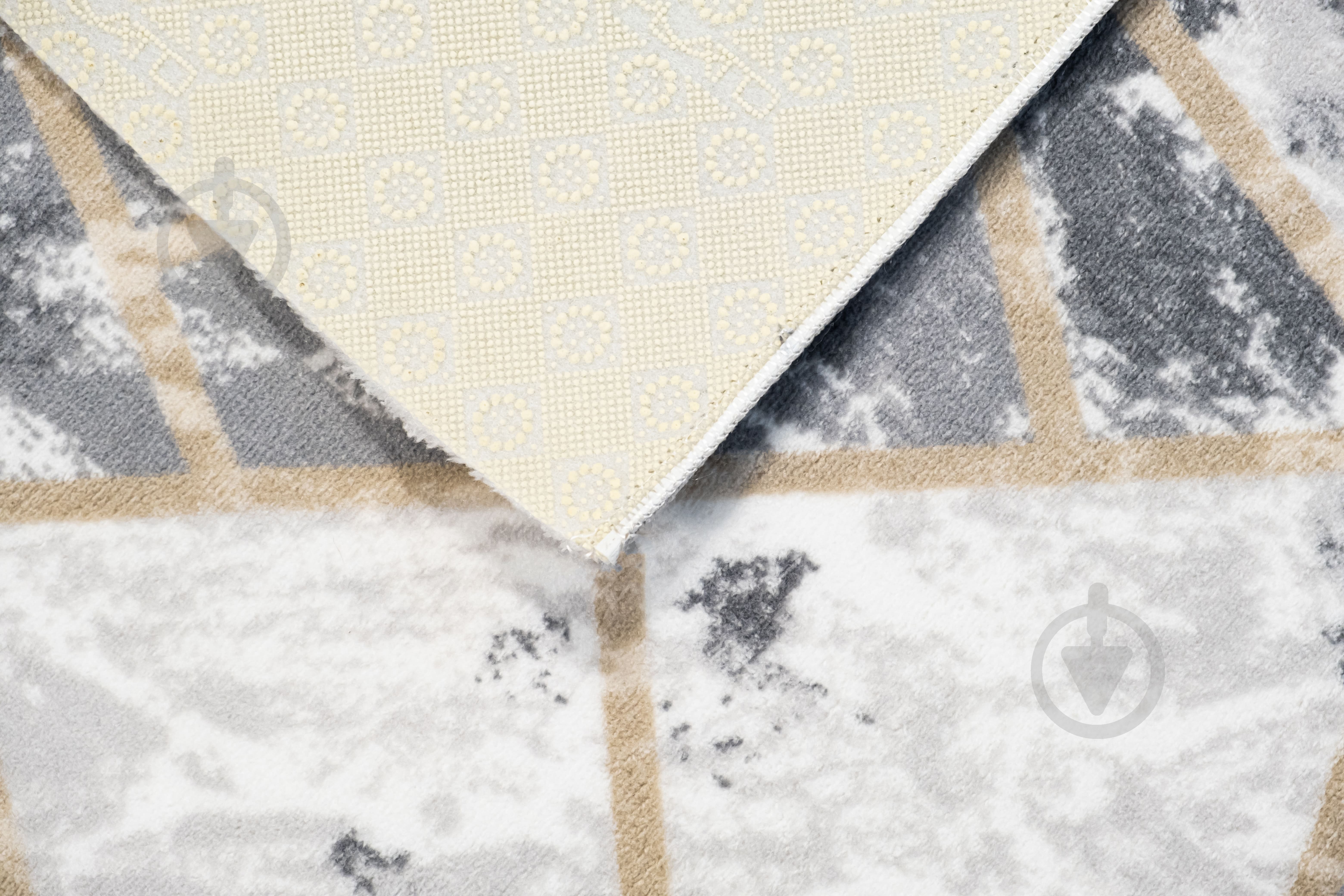 Доріжка PLATO HALI 6031 Grey Beige 2 м - фото 3