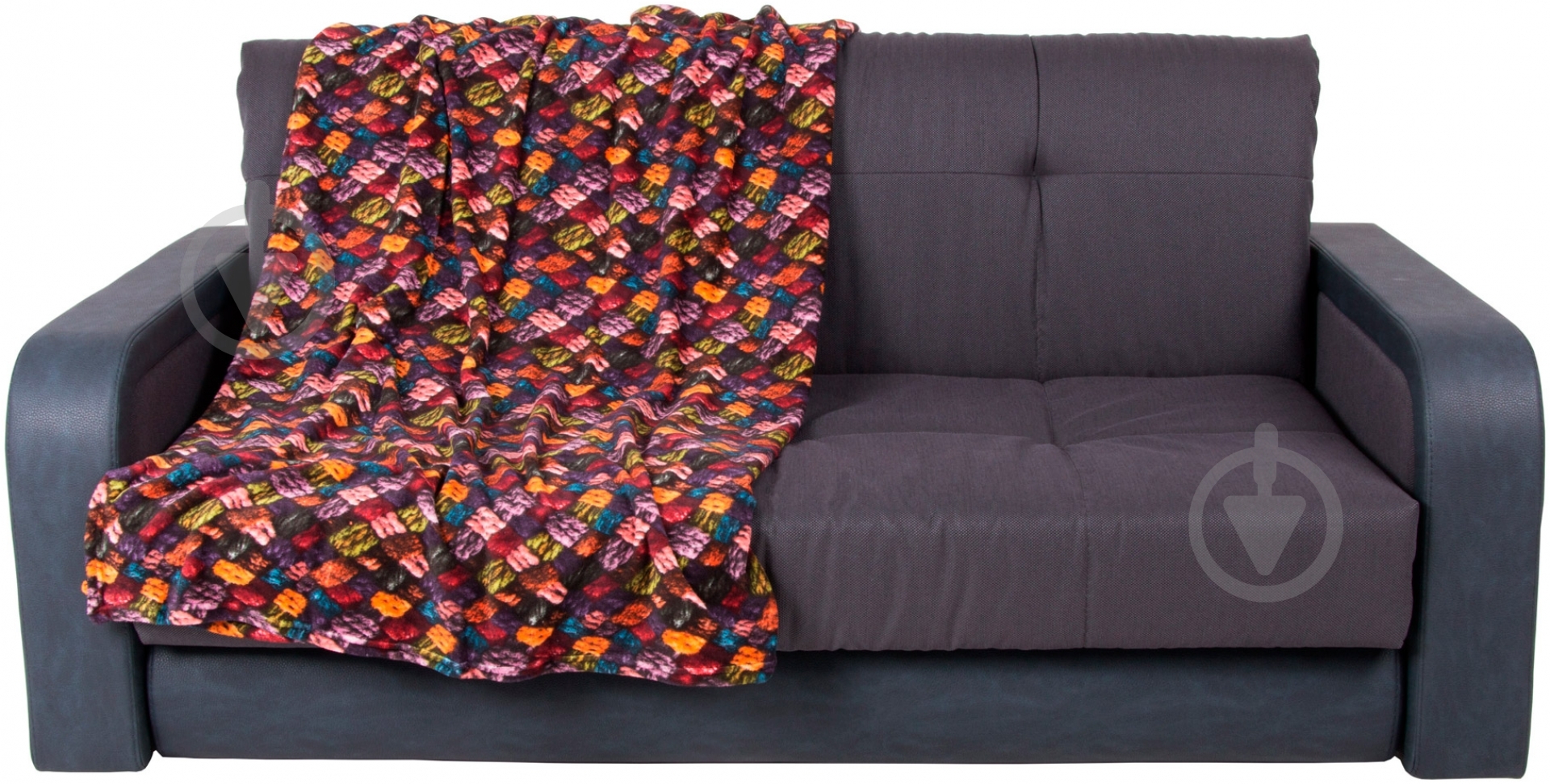 Плед Мулине 160x200 см разноцветный Underprice - фото 1