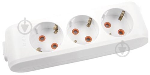 Колодка Viko с заземлением 3 гн. без выключателя белый 90114300 - фото 1 Колодка Viko с заземлением 3 гн. без выключателя белый 90114300 - фото 1