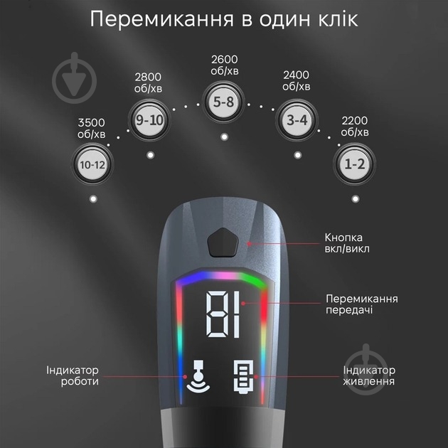 Перкуссионный ручной массажер Inspire SL-887 - фото 3