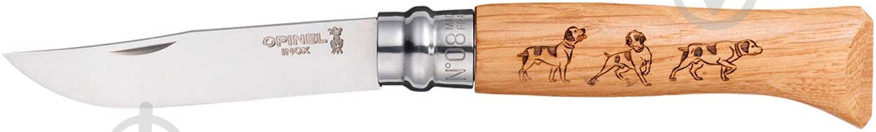Нож складной Opinel №8 VRI Inox Animalia "Собака" 1622 - фото 1