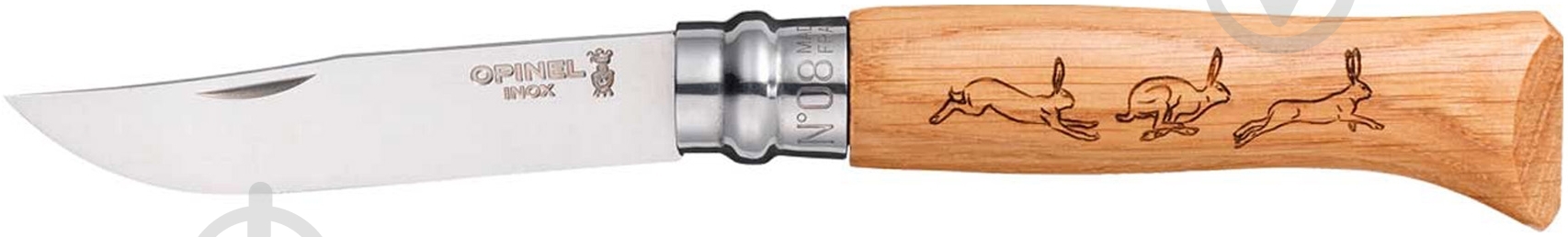 Нож складной Opinel Заяц (Sandvik 12C27) 1623 - фото 1