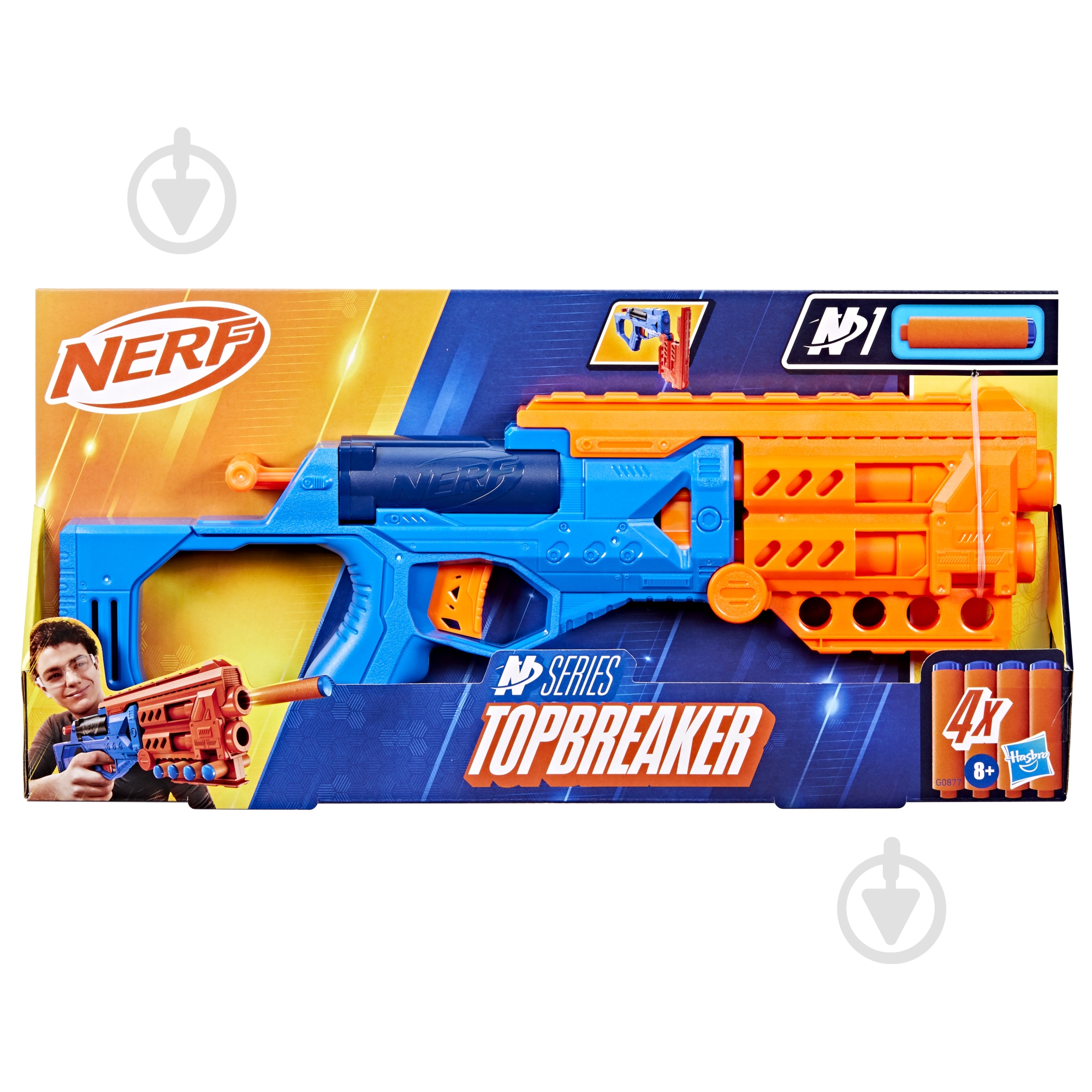 Бластер Nerf Топбрейкер серія Nerf N Series G0877 - фото 3