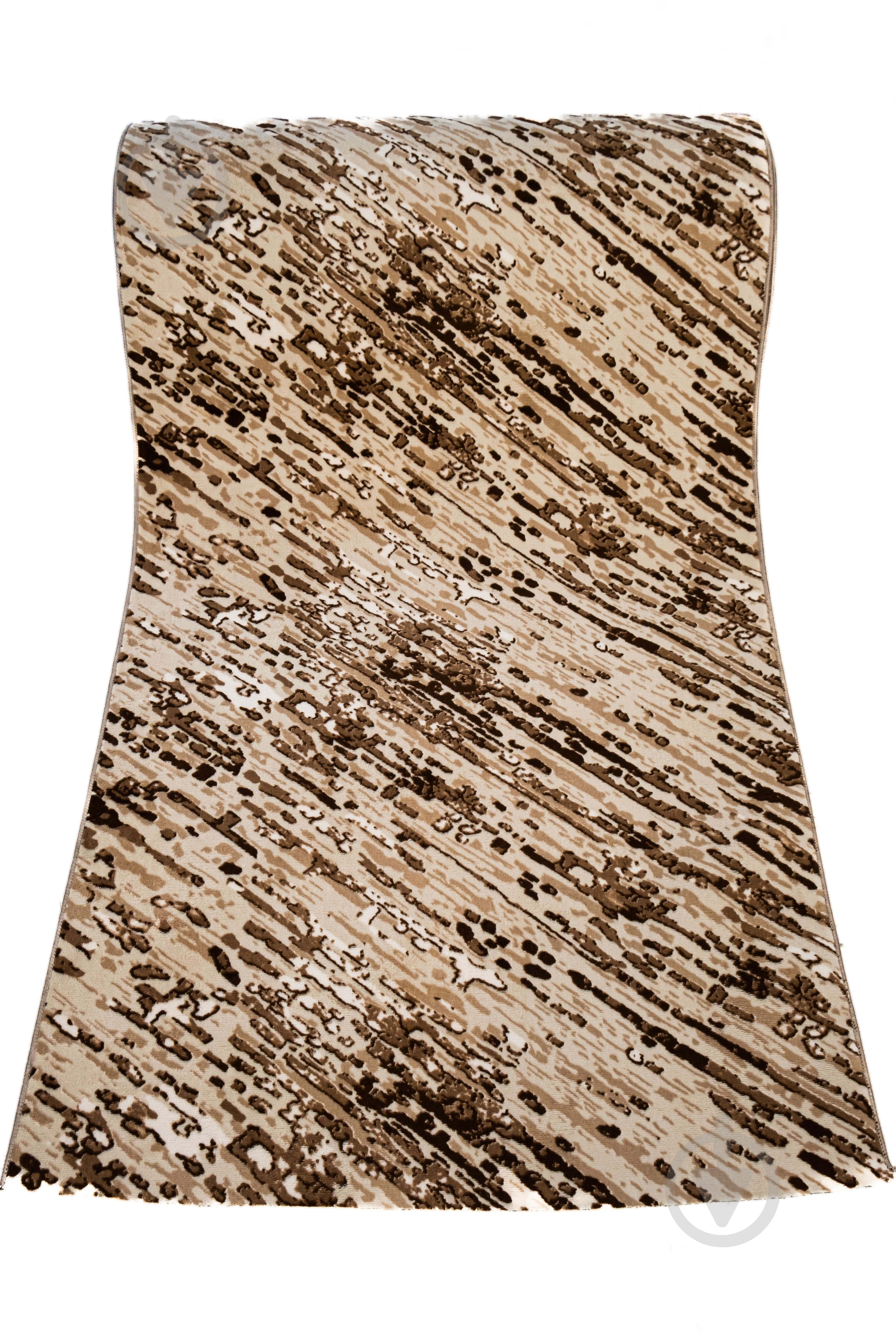 Дорожка PLATO HALI 4037 Brown 1 м - фото 1