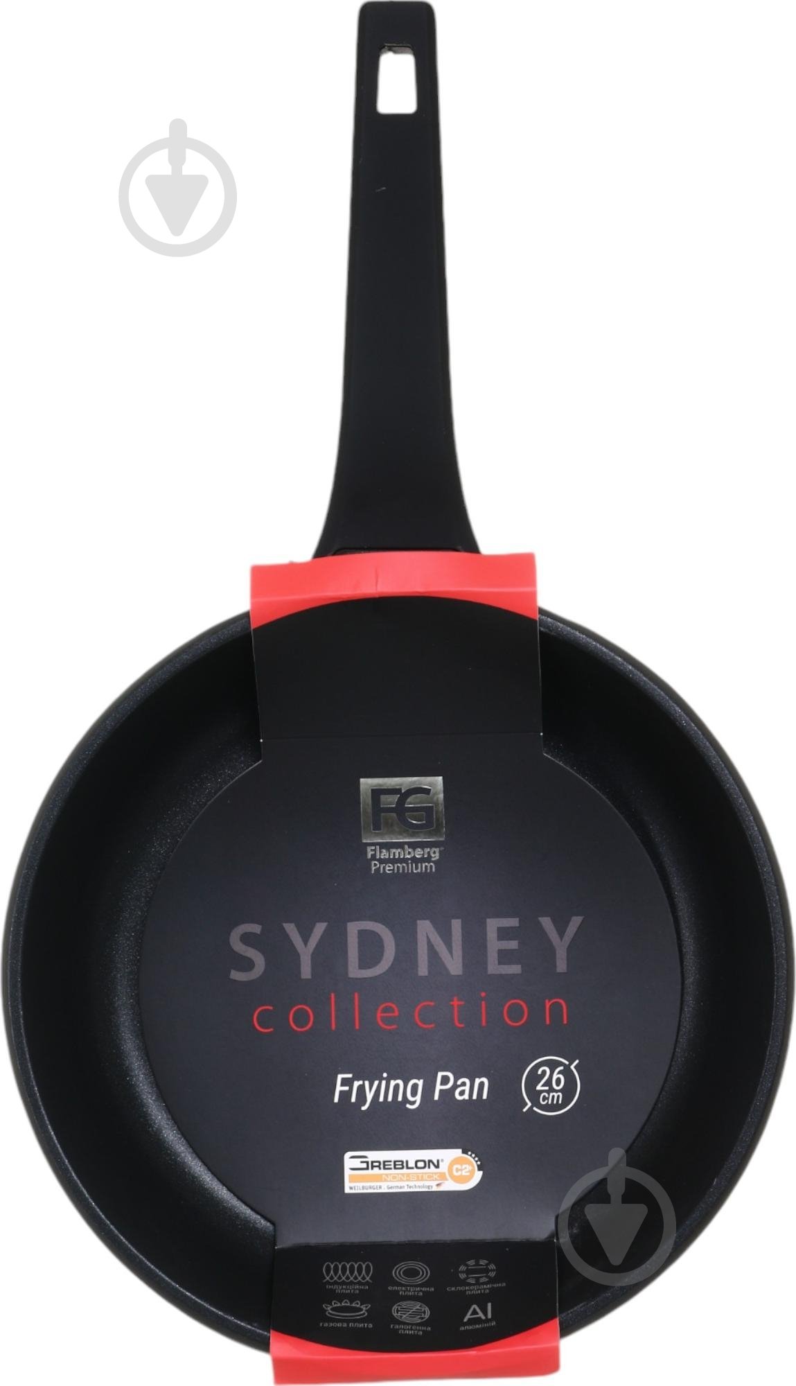 Сковорода Flamberg Premium Sydney 26 см Greblon C2+ - фото 1