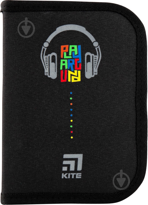 Пенал K20-622-8 KITE черный с рисунком - фото 1