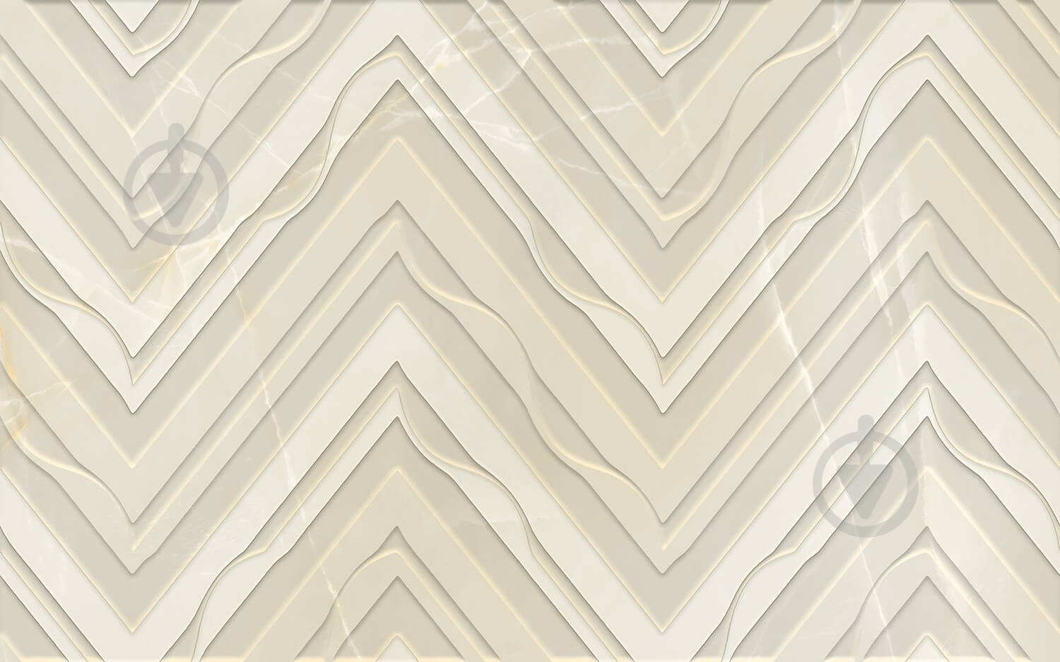 Плитка Golden Tile Onyx Story Chevron beige OY1151 25х40 см - фото 1