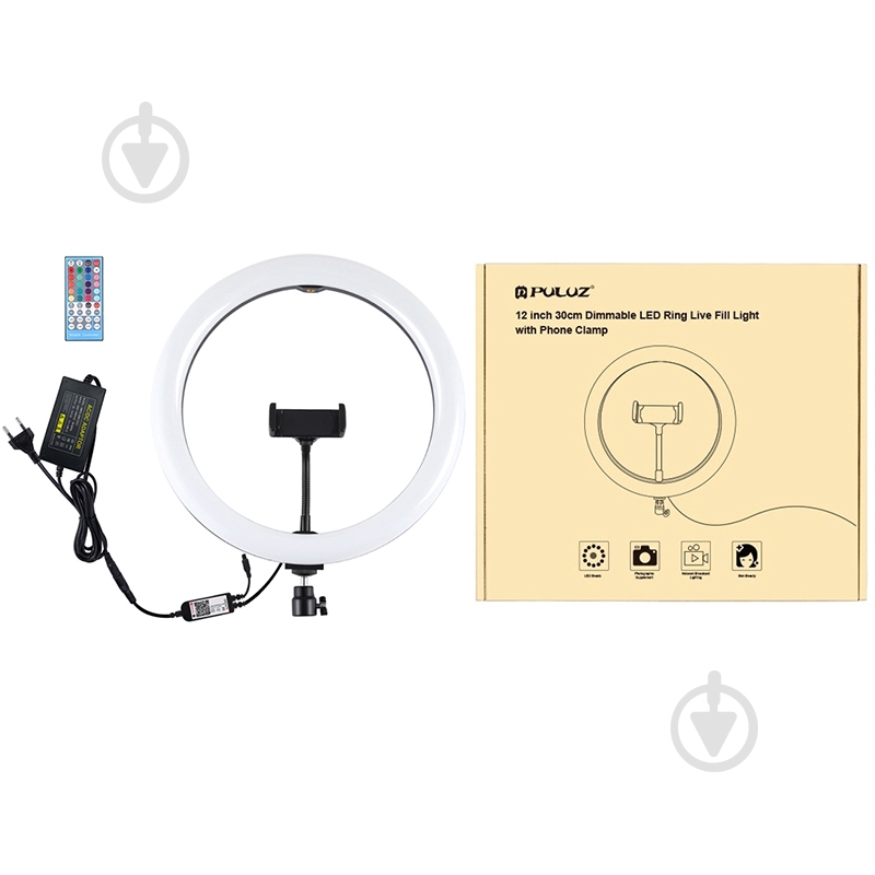 Кольцевой свет LED Puluz PU411EU 12" - фото 4 Кольцевой свет LED Puluz PU411EU 12" - фото 4