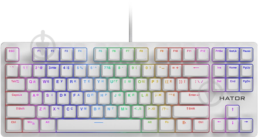 ᐉ Клавиатура Hator Rockfall EVO TKL Kailh Optical ENG/UKR/RUS