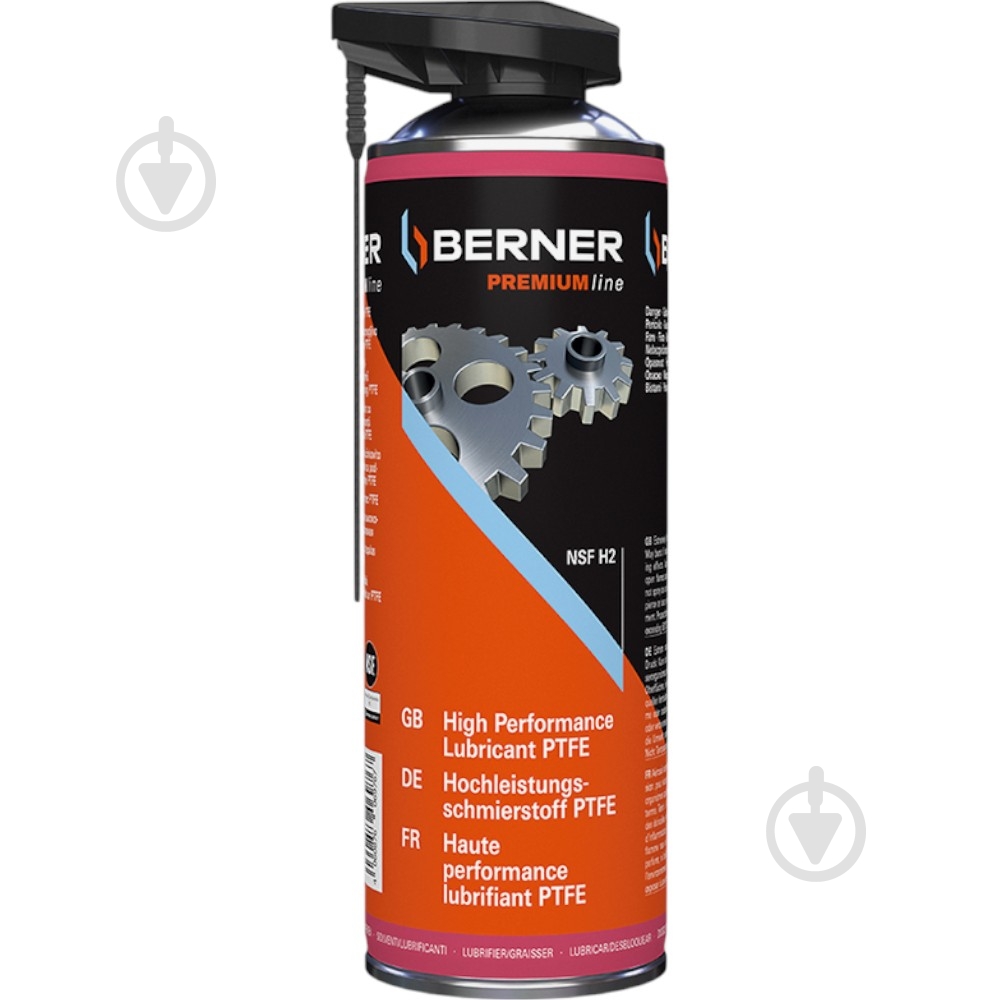 Універсальне біле мастило з PTFE Berner Premium 500 мл - фото 1 Універсальне біле мастило з PTFE Berner Premium 500 мл - фото 1