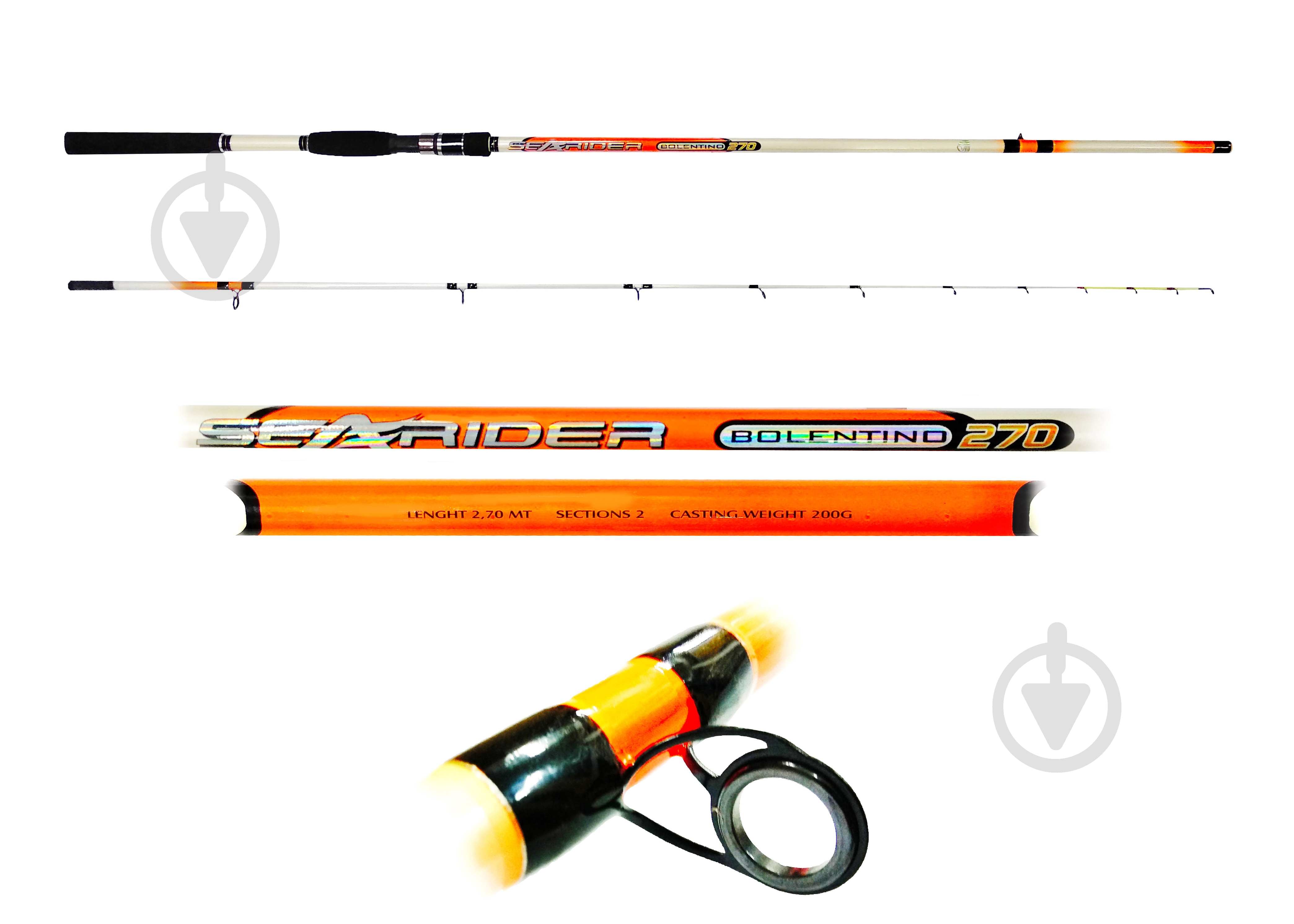 Спінінгове вудлище Condor Searider Bolentino 270см. тест до 200гр. - фото 1