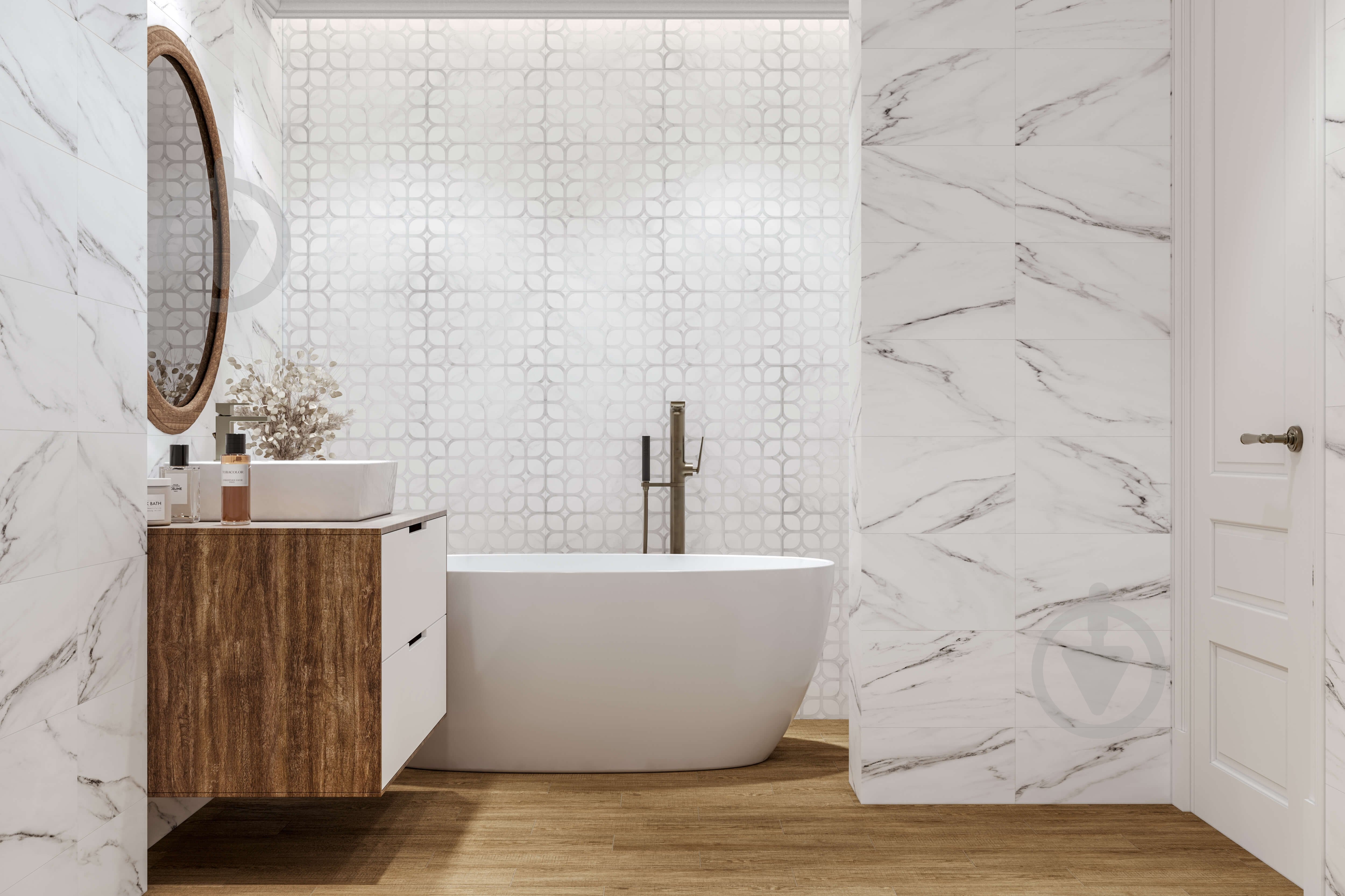 ᐉ Плитка Marble Story white MS0053 25х40 см 2 сорт • Купить в Киеве ...